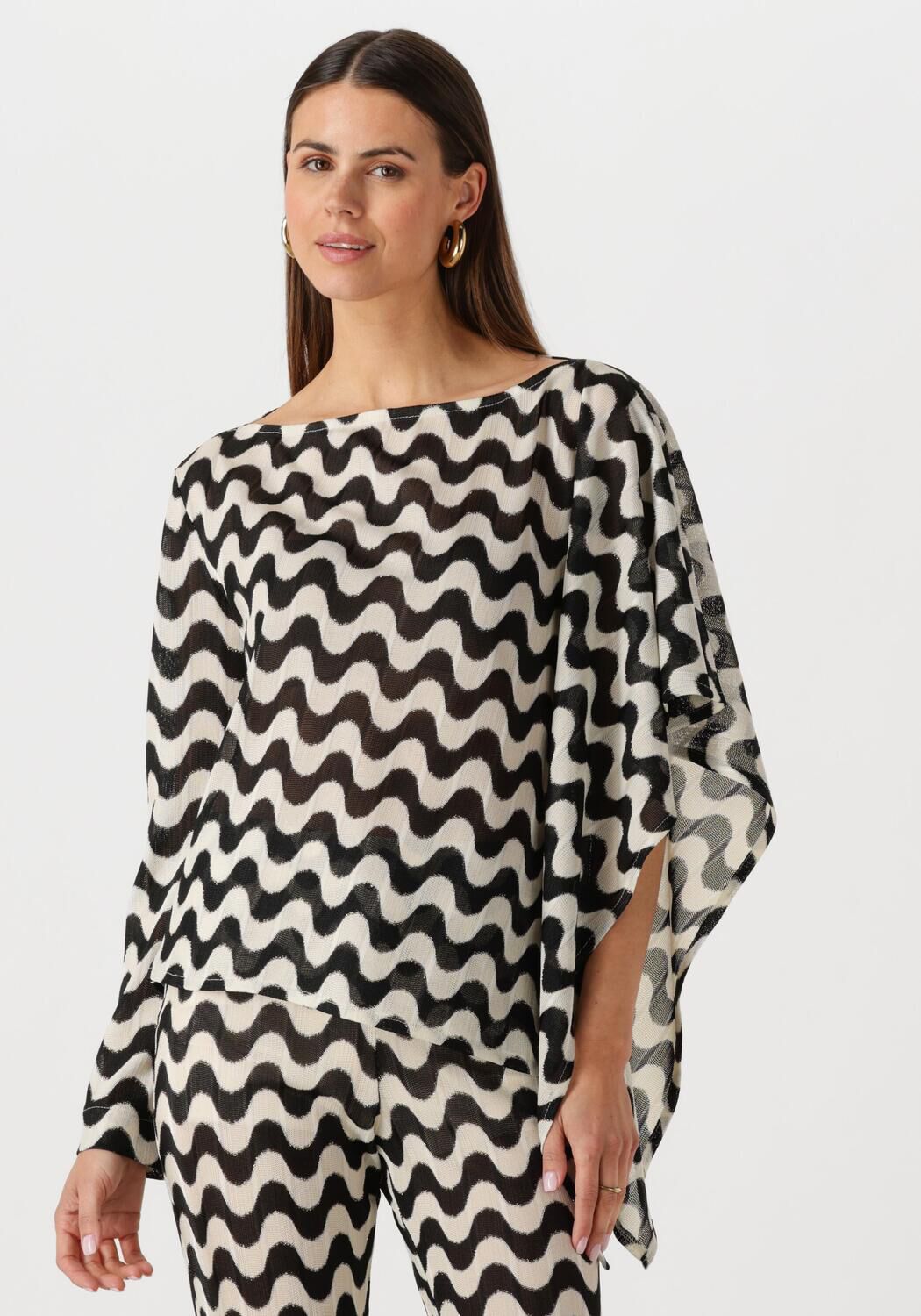 ANA ALCAZAR Dames Tops & T-shirts Top Crepe Ecru