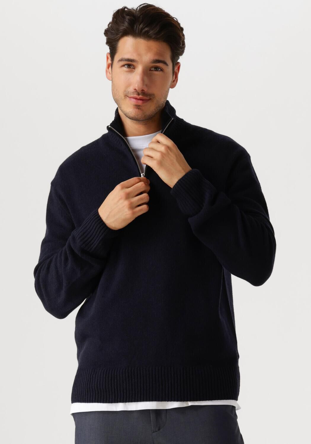 LACOSTE Heren Truien & Vesten 1ha1 Men Sweater Zip Donkerblauw