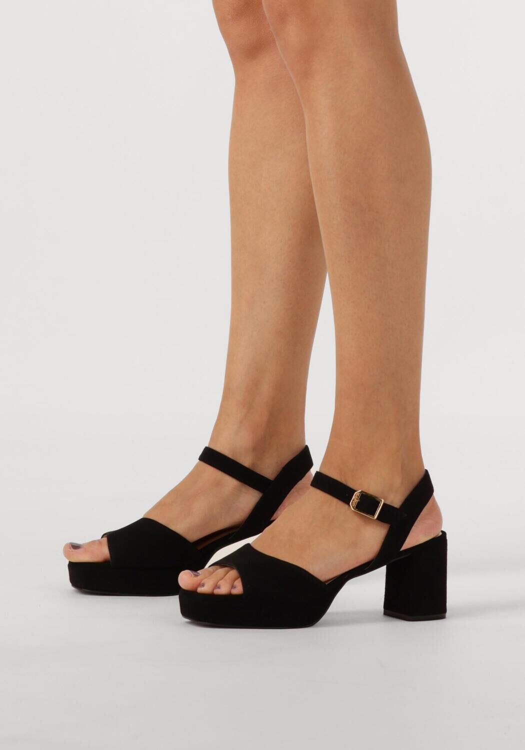 Zwarte UNISA Sandalen met hak NEY - large