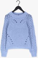 Lichtblauwe Y.A.S. Trui YASELVI LS KNIT PULLOVER
