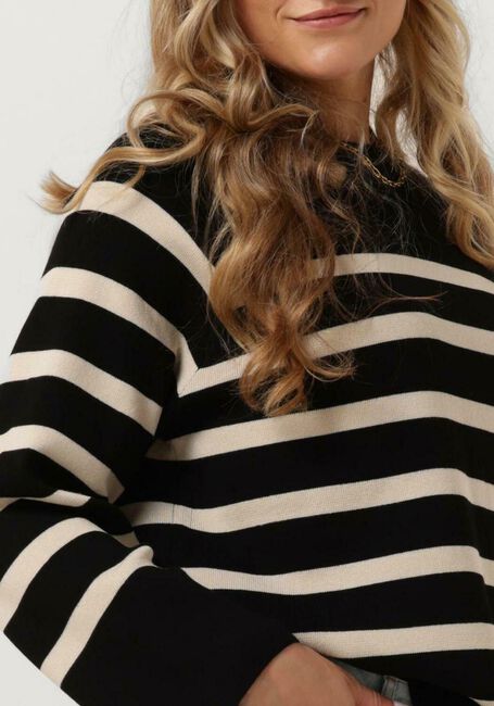 Zwarte OBJECT Trui OBJESTER LS KNIT TOP - large