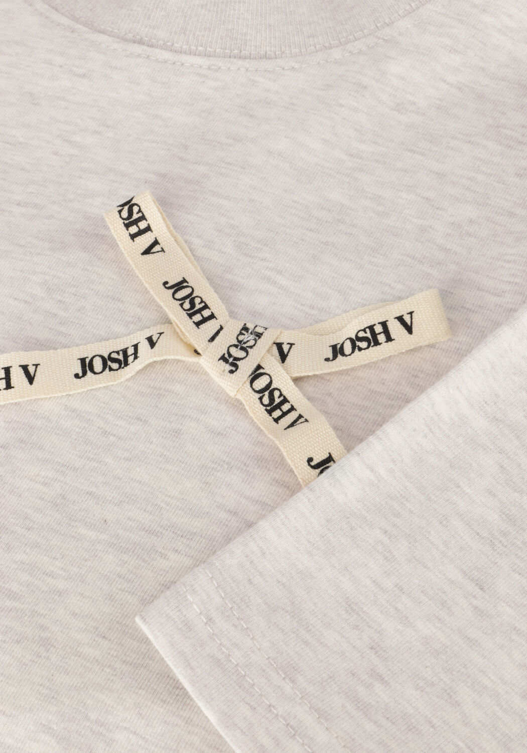Grijze JOSH V T-shirt DORIE BOW - large