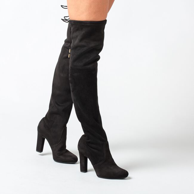 Zwarte UNISA Overknee laarzen PALMA Zwarte UNISA Overknee laarzen PALMA - large