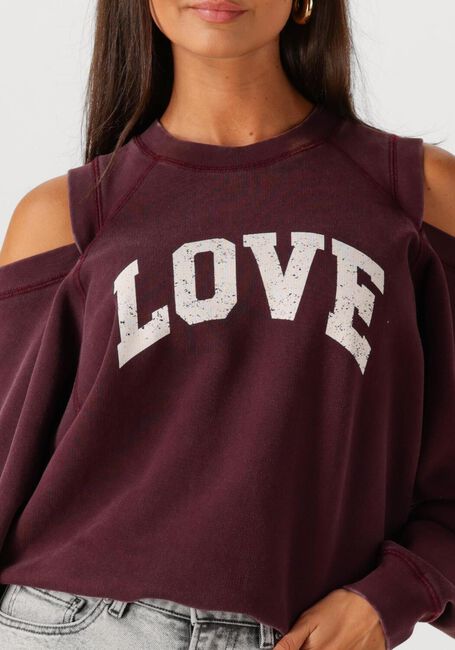 Bordeaux CATWALK JUNKIE Trui GRAPHIC SWEATER WITH CUT OUT - large