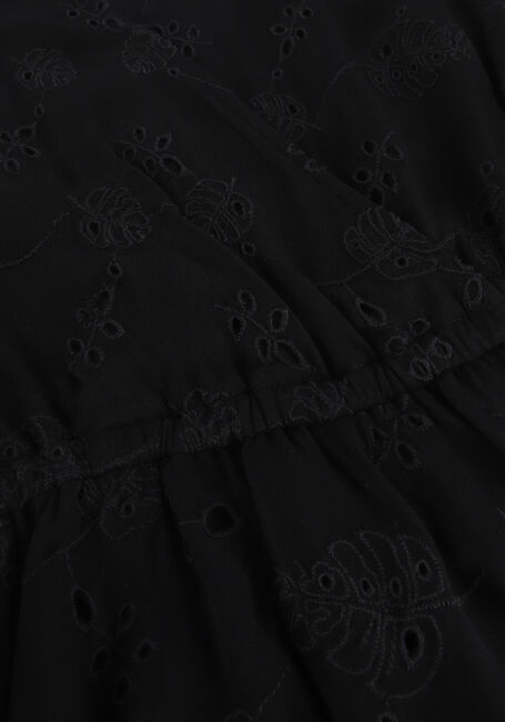 Zwarte ALIX THE LABEL Mini jurk LADIES WOVEN BRODERIE CHIFFON DRESS - large