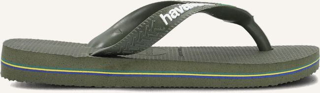 Groene HAVAIANAS Teenslippers BRASIL LOGO KIDS Groene HAVAIANAS Teenslippers BRASIL LOGO KIDS - large