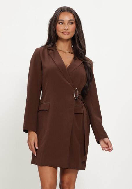 Bruine YDENCE Mini jurk DRESS CARMEL - large