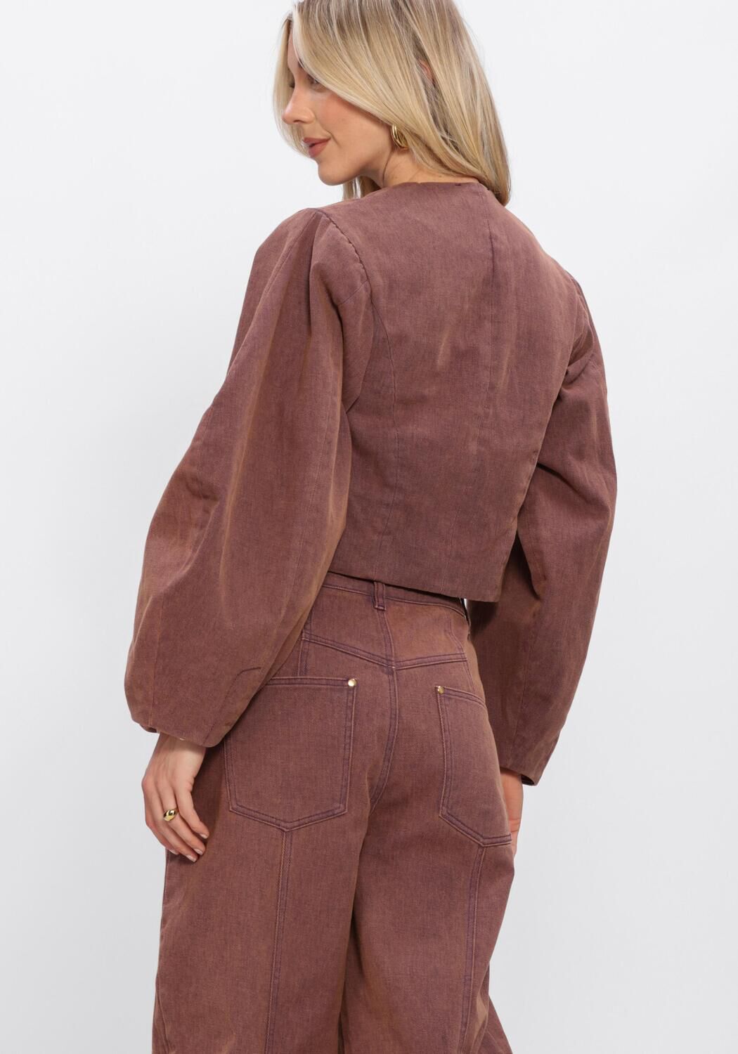 Paarse STUDIO AMAYA Jack KAEL JACKET - large