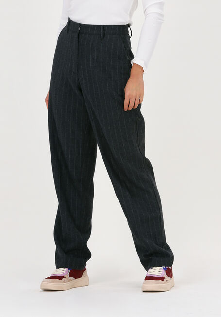 Grijze SELECTED FEMME Pantalon SLFMERCY HW TAPERED WOOL PANT - large