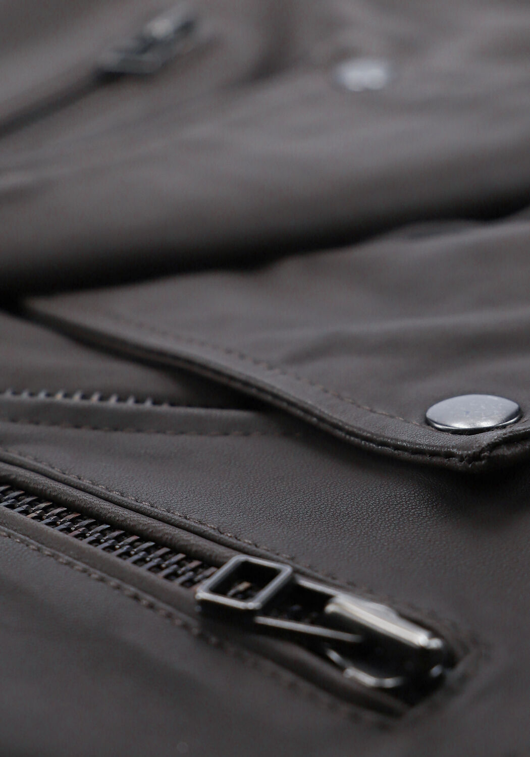 Taupe IBANA Leren jas BARIE - large