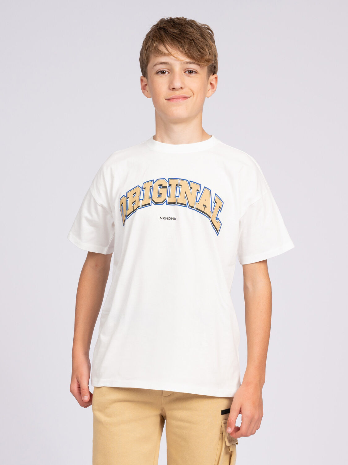 NIK & NIK Jongens Polo's & T-shirts Original T-shirt Wit