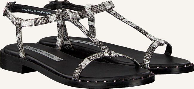 Zwarte BRONX Platte sandalen THRILL Zwarte BRONX Platte sandalen THRILL - large
