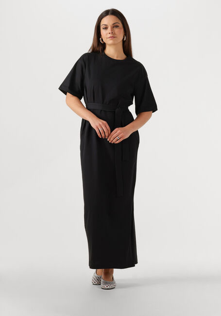 Zwarte SELECTED FEMME Maxi jurk SLFESSENTIAL SS POCKET ANKLE DRESS - large