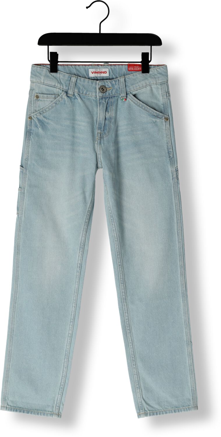 VINGINO Jongens Jeans Peppe Carpenter Lichtblauw