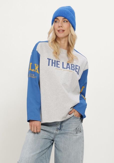 Multi ALIX THE LABEL T-shirt LADIES KNITTED MIX LONGSLEEVE T-SHIRT - large