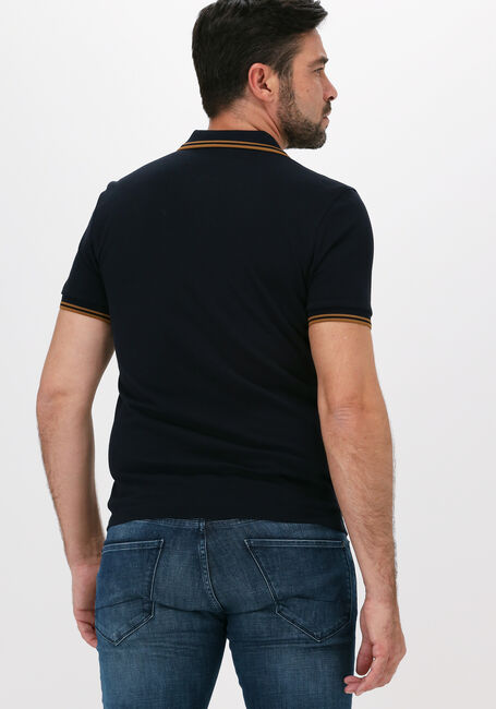 Donkerblauwe FRED PERRY Polo TWIN TIPPED FRED PERRY SHIRT - large