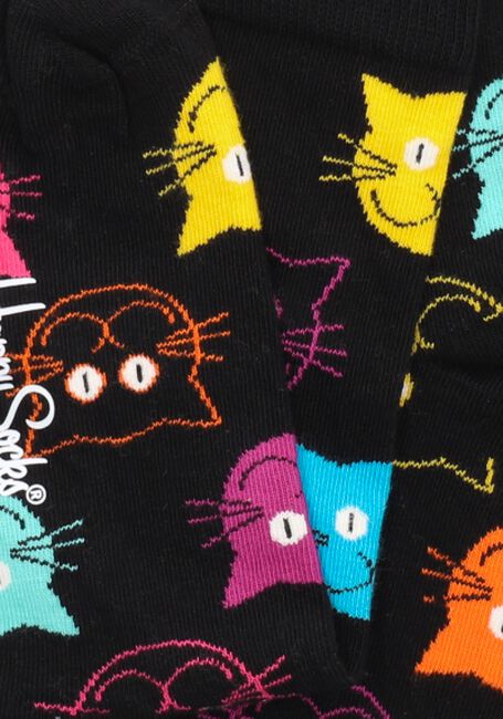 Zwarte HAPPY SOCKS Sokken CAT - large