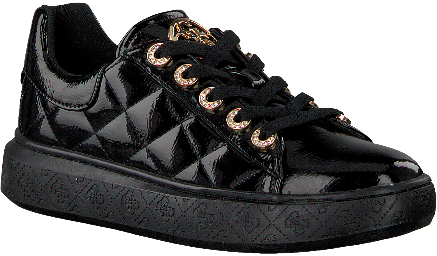 GUESS Dames Instappers \u0026 Ballerina's Fl6myipel12 Zwart - Schoenen.nl