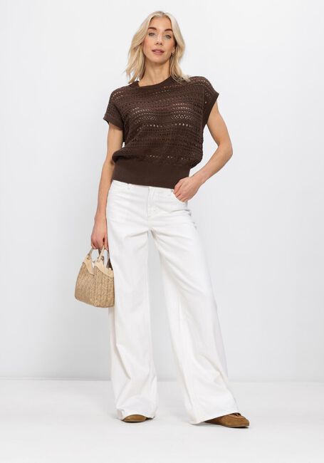 Bruine NOTRE-V Trui NV-HEIDA - large