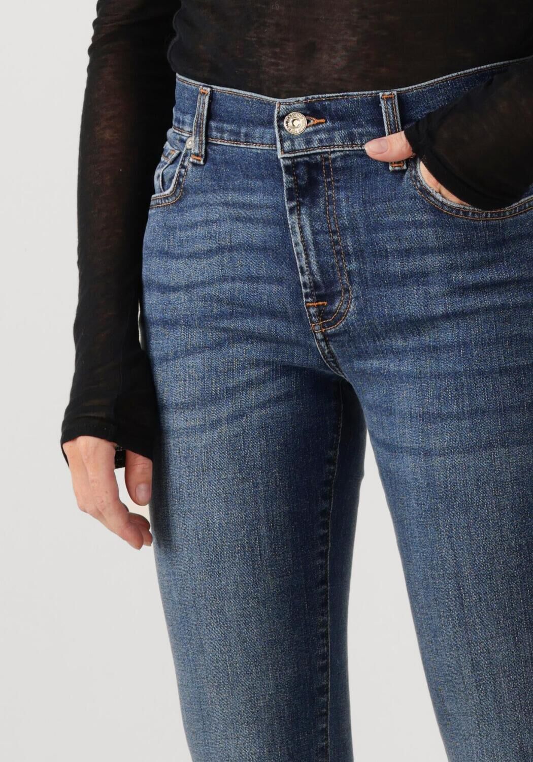 7 FOR ALL MANKIND Dames Jeans Bootcut Soho Light Blauw