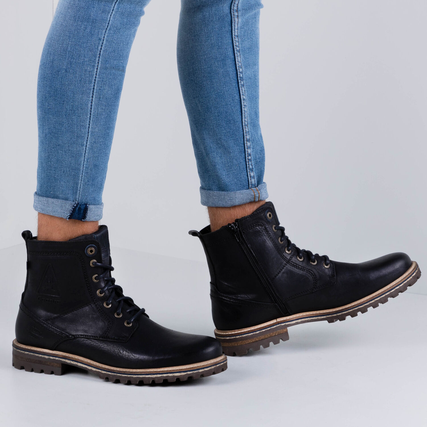 Zwarte GAASTRA Veterboots CAPE HIGH - large