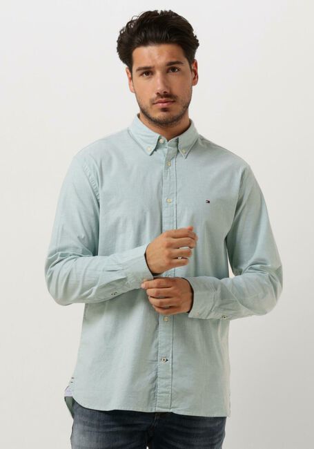 Groene TOMMY HILFIGER Casual overhemd 1985 FLEX OXFORD RF SHIRT - large