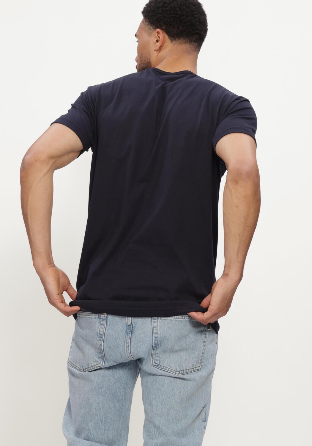 Donkerblauwe Alan Red Polo / T-shirt 6672 DERBY - large