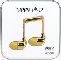 Gouden HAPPY PLUGS Oordopjes IN-EAR - medium