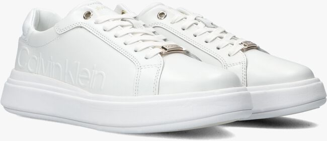 Witte CALVIN KLEIN Lage sneakers GEND NEUT LACE UP - large