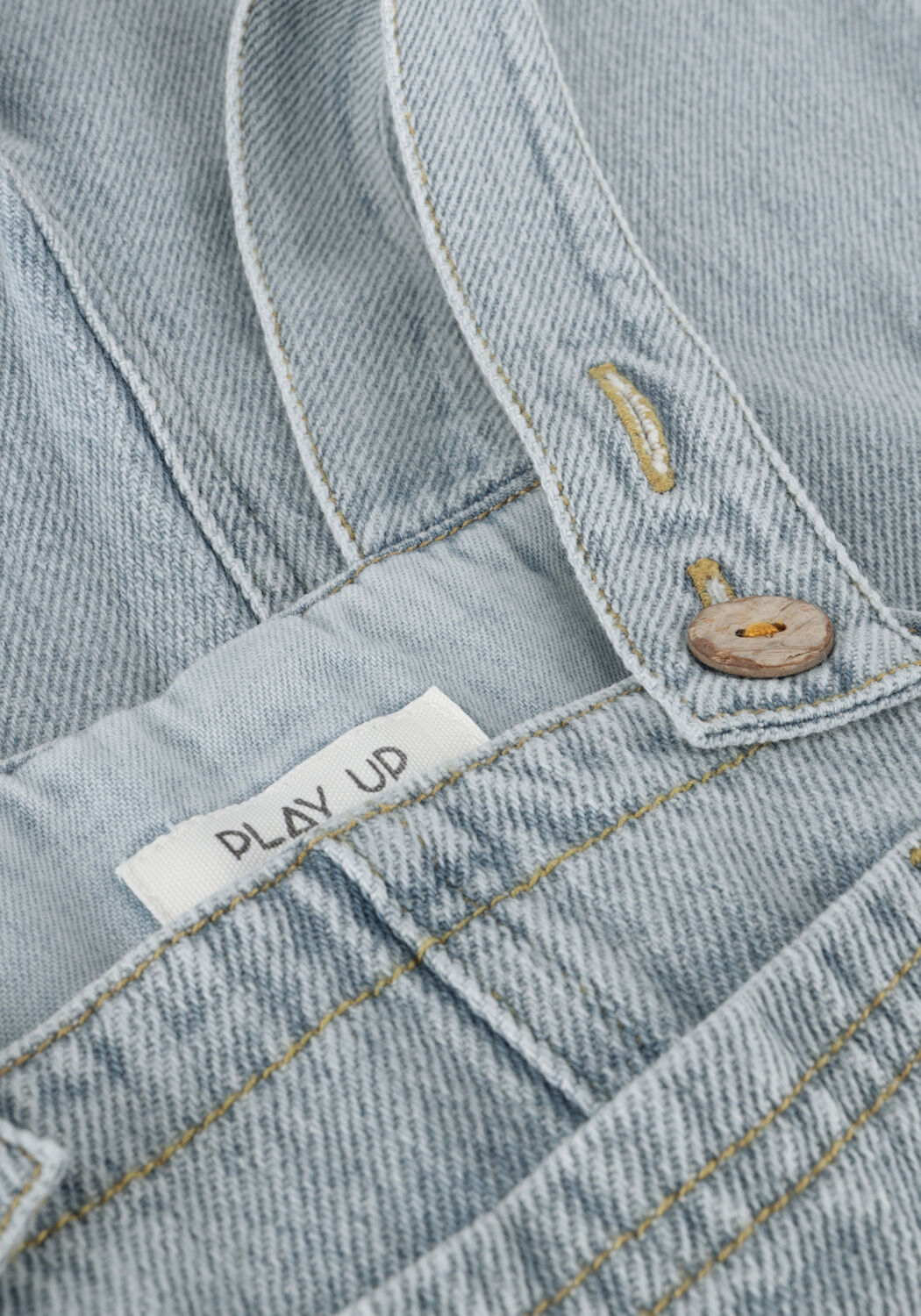 Blauwe PLAY UP Tuinbroeken DENIM JUMPSUIT U - large