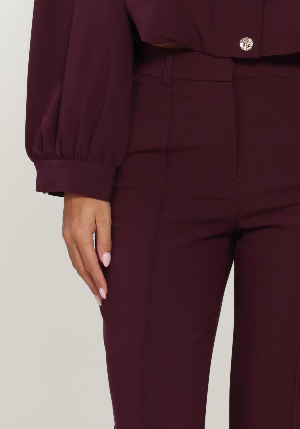 Bordeaux NOTRE-V Flared broek NV-ISALINE - large
