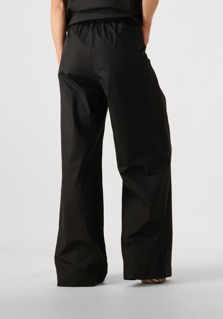 Zwarte BY-BAR Wijde broek BENJI POPLIN PANTS - large