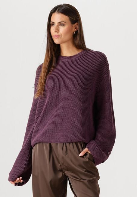 Paarse MODSTRÖM Trui ROSEMD O-NECK - large