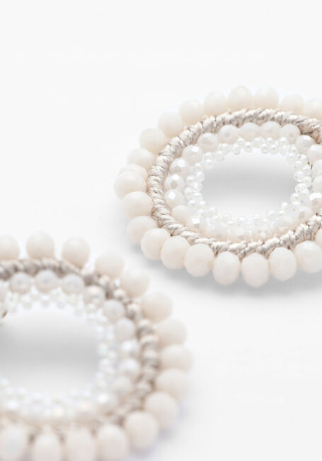 Beige PAULIE POCKET Oorbellen ELEGANT HOOPS EARRINGS - large