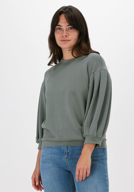 Groene MSCH COPENHAGEN Trui IMA 3/4 SWEATSHIRT 16241 - large