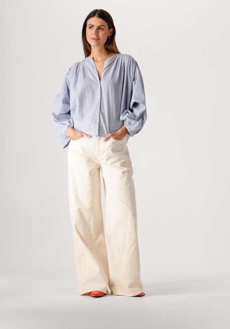 Blauwe BY-BAR Blouses BECKY PINSTRIPE BLOUSE - large