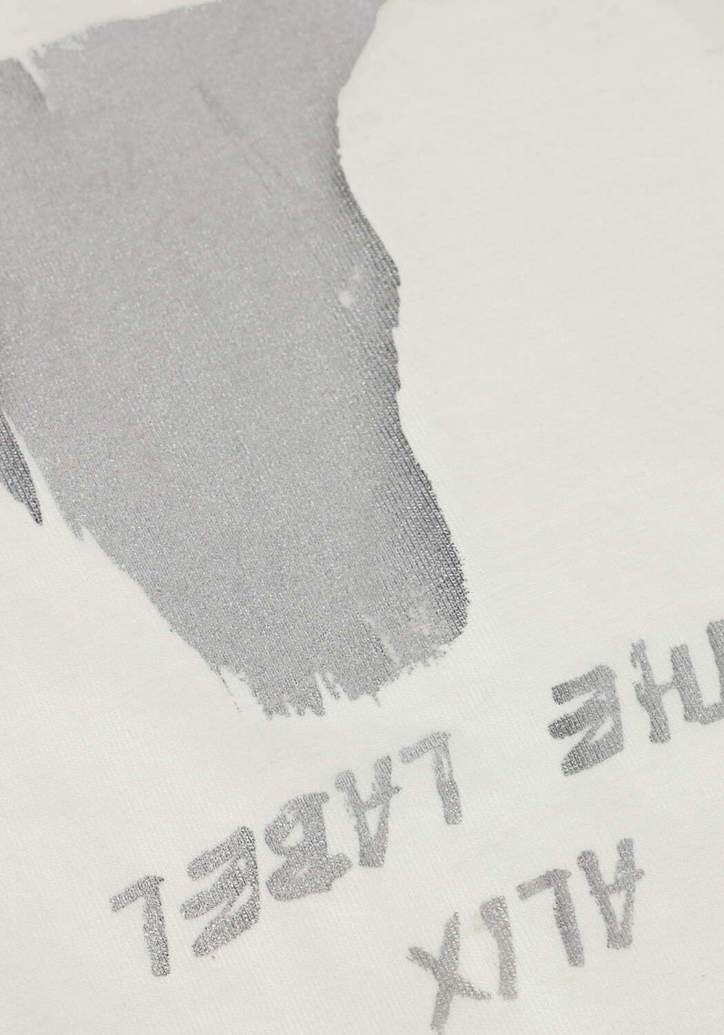 Witte ALIX MINI T-shirt KNITTED BULL T-SHIRT - large