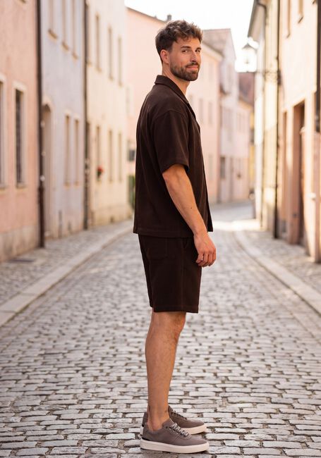 Bruine DRYKORN Casual overhemd BASIIL 522160 - large