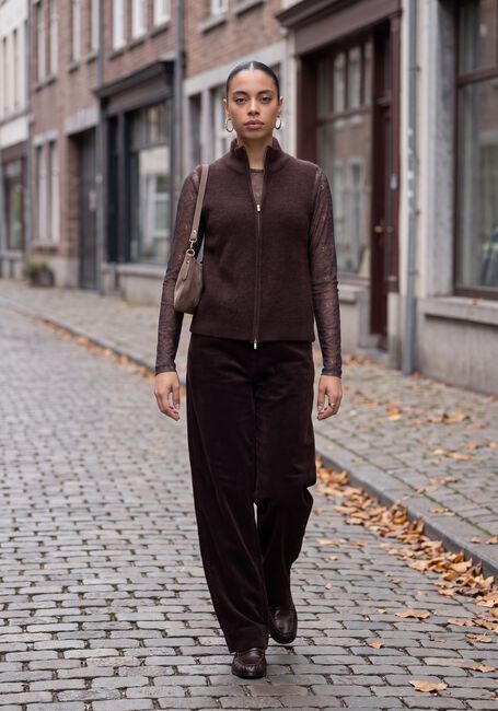 Bruine MSCH COPENHAGEN Top MSCHJANIE ILLENORA TOP - large