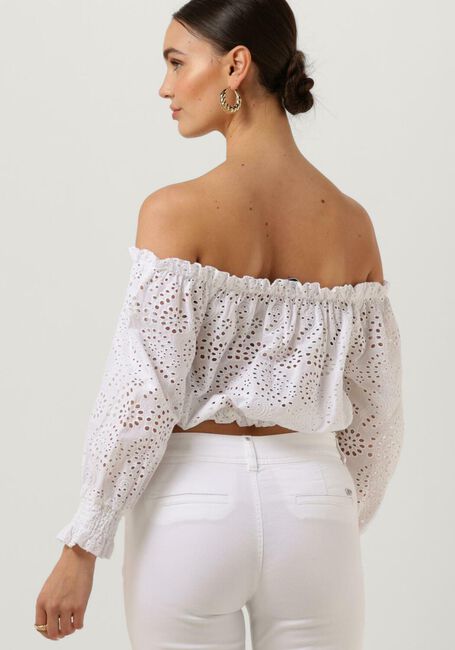 Witte GUESS Top 3/4 SLV RAFA TOP - large