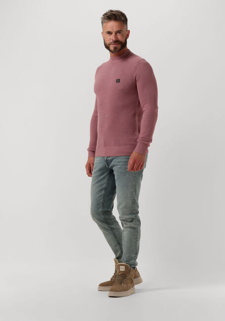 Roze DSTREZZED Trui CREW NECK STRUCTURE KNIT - large