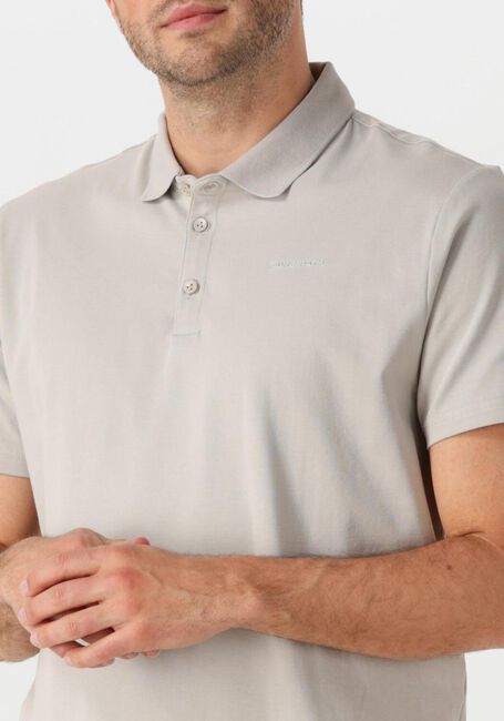Lichtgrijze PURE PATH Polo REGULAR FIT POLO SS T-SHIRTS - large