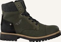 Groene BULLBOXER Veterboots AHA518 - medium