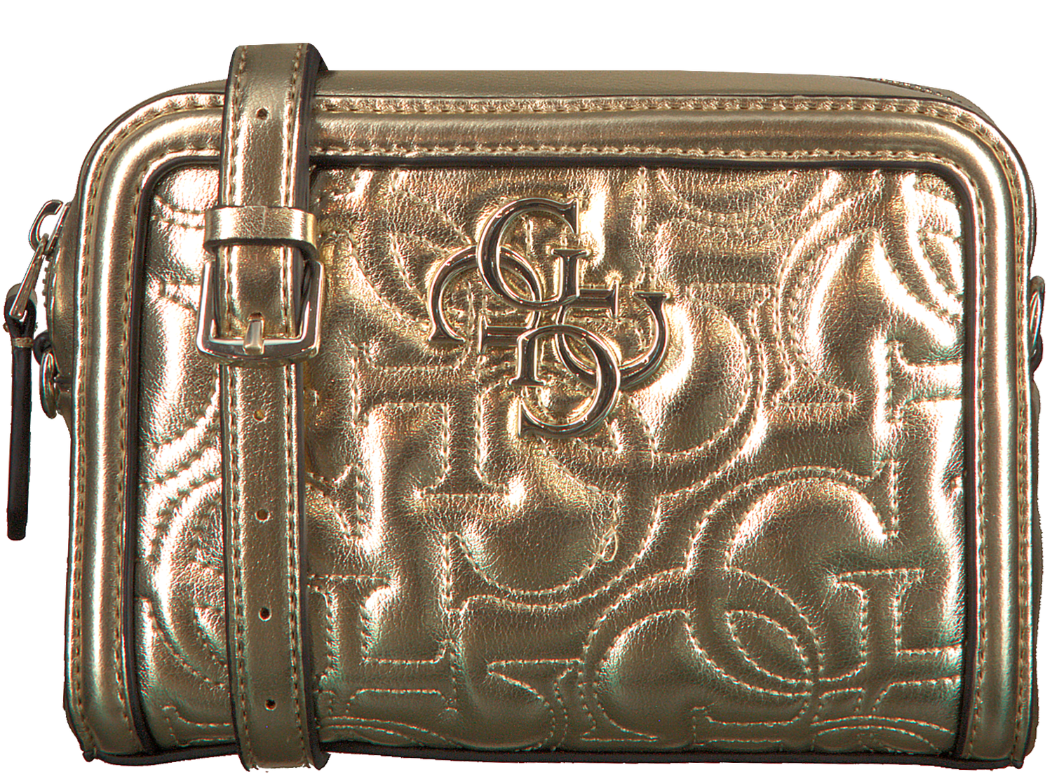 Gouden GUESS Heuptas NEW WAVE CONVERTIBLE BELT BAG Omoda