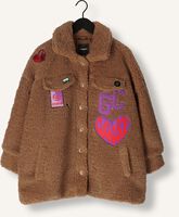 Cognac GOOSECRAFT Teddy jas GC KATE BADGE JACKET Cognac GOOSECRAFT Teddy jas GC KATE BADGE JACKET - medium