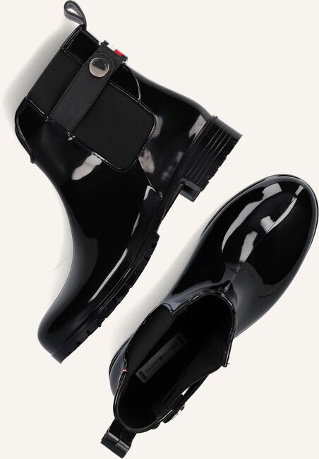 Zwarte TOMMY HILFIGER Regenlaarzen ANKLE RAINBOOT METAL DETAIL Zwarte TOMMY HILFIGER Regenlaarzen ANKLE RAINBOOT METAL DETAIL - large