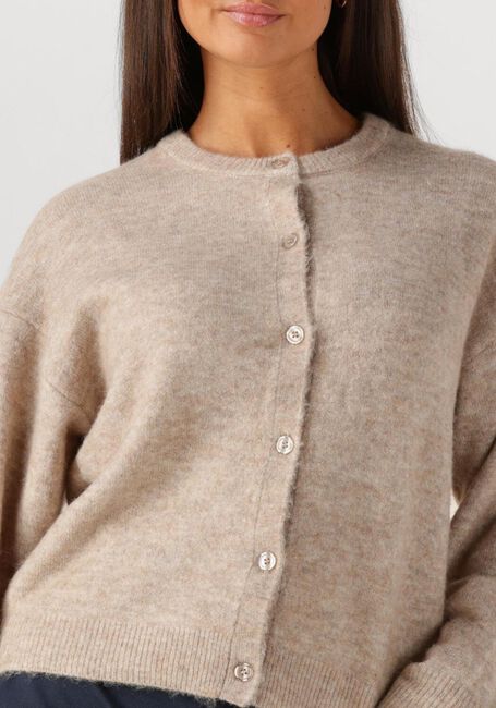 Beige MINUS Vest AURELIA KNIT CARDIGAN - large