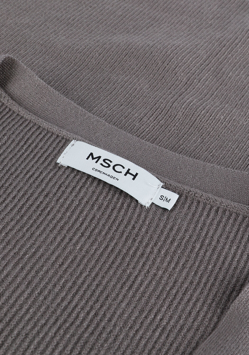 Taupe MSCH COPENHAGEN Midi jurk INETA RACHELLE LONG CARDIGAN - large