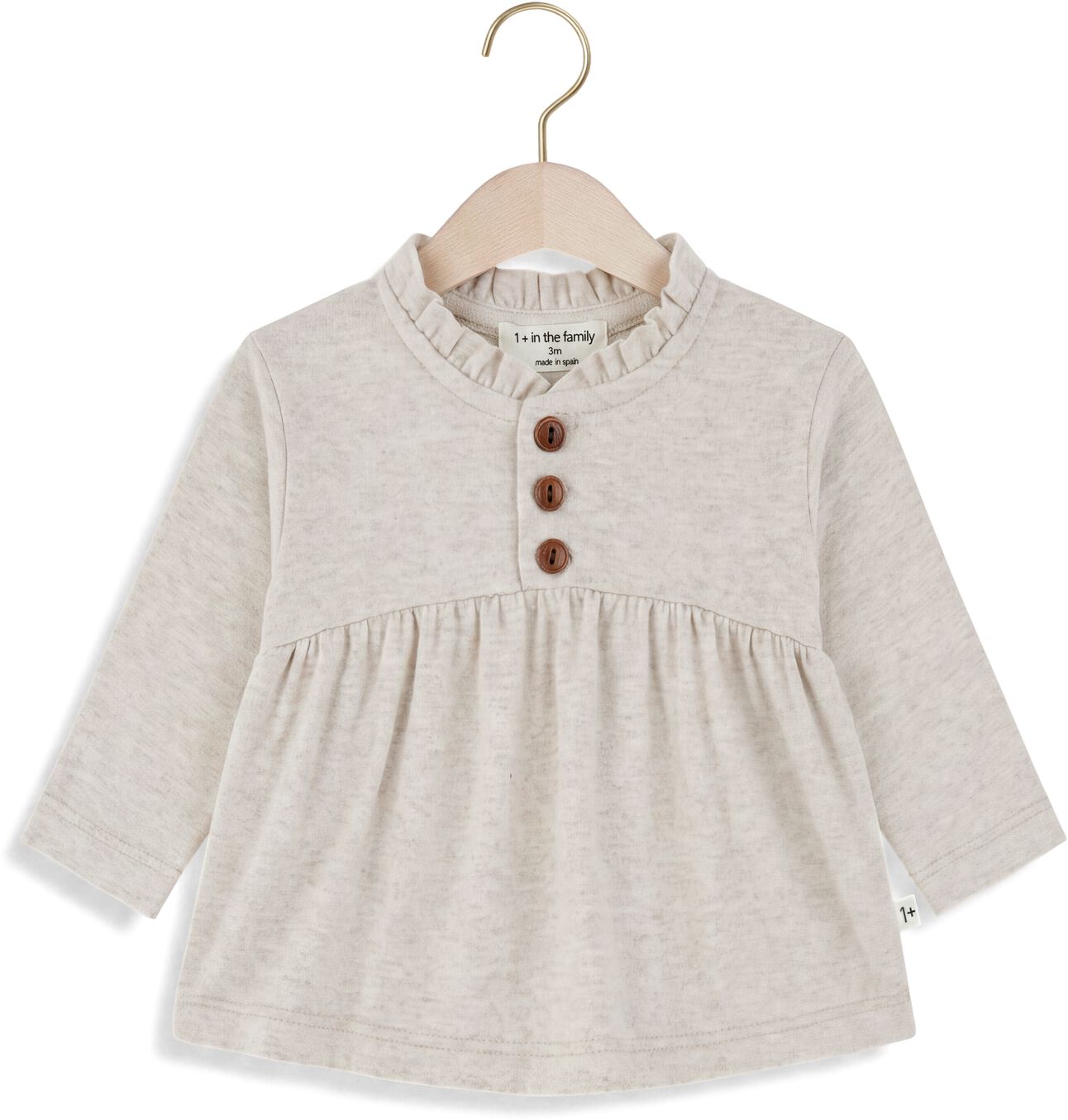 +1 IN THE FAMILY Baby Tops & T-shirts Puglia Beige