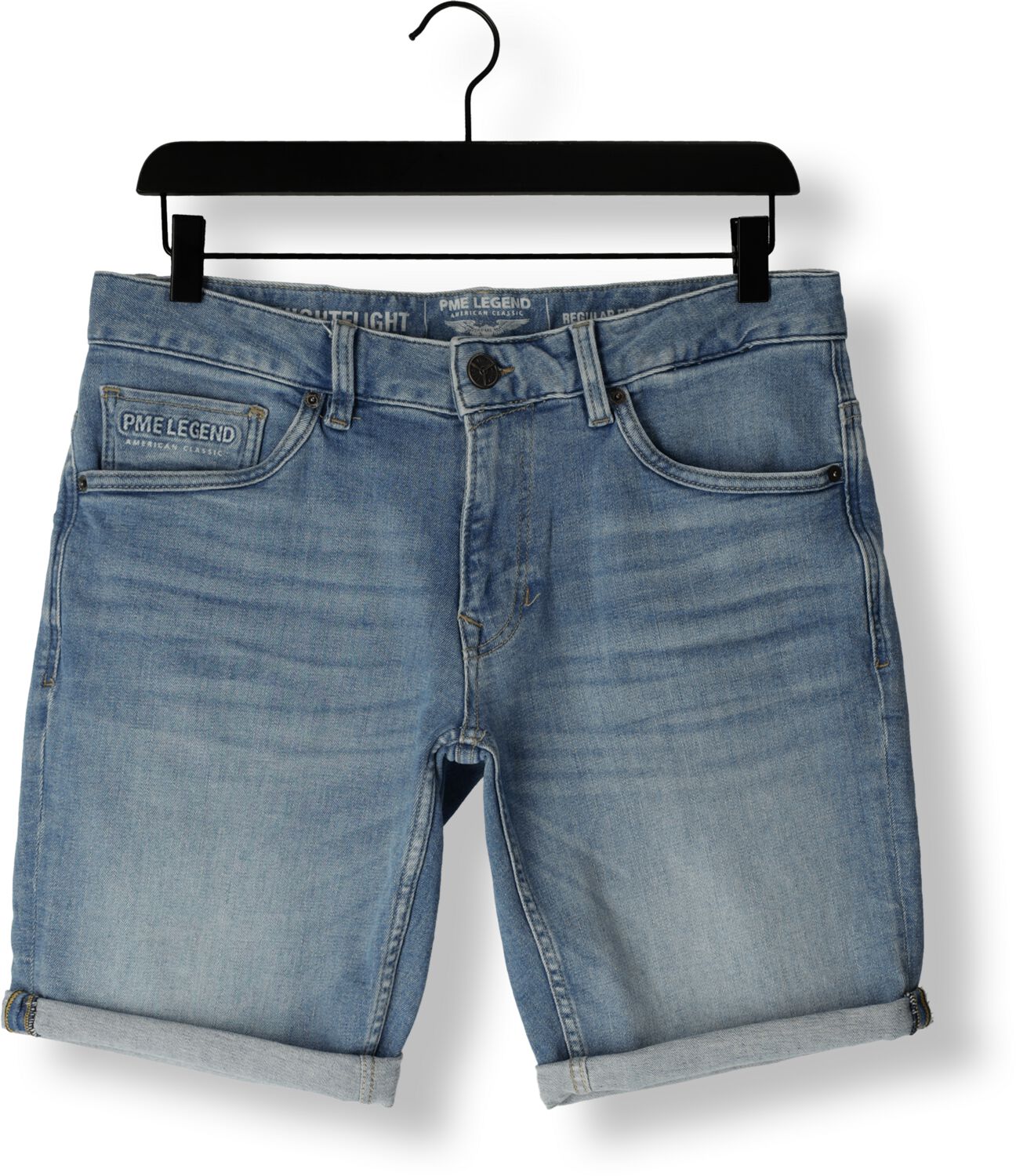 PME LEGEND Heren Jeans Nightflight Shorts Lichtblauw